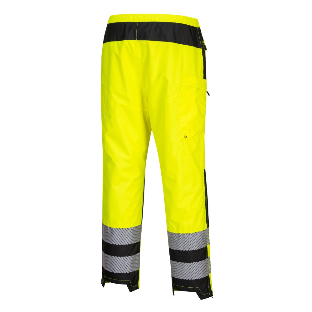 Portwest PW386 - PW3 Hi-Vis Women's Rain Pants (Yellow/Black)