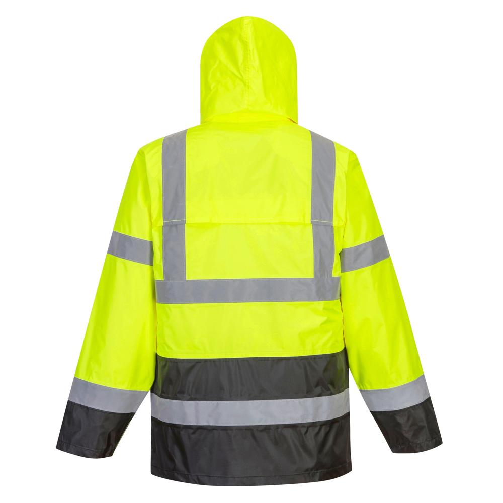 Portwest UH443 - Hi-Vis Classic Contrast Rain Jacket