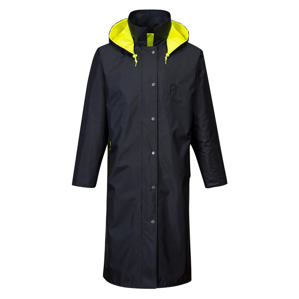 Portwest UH447 - Hi-Vis Reversible Rain Coat 48"