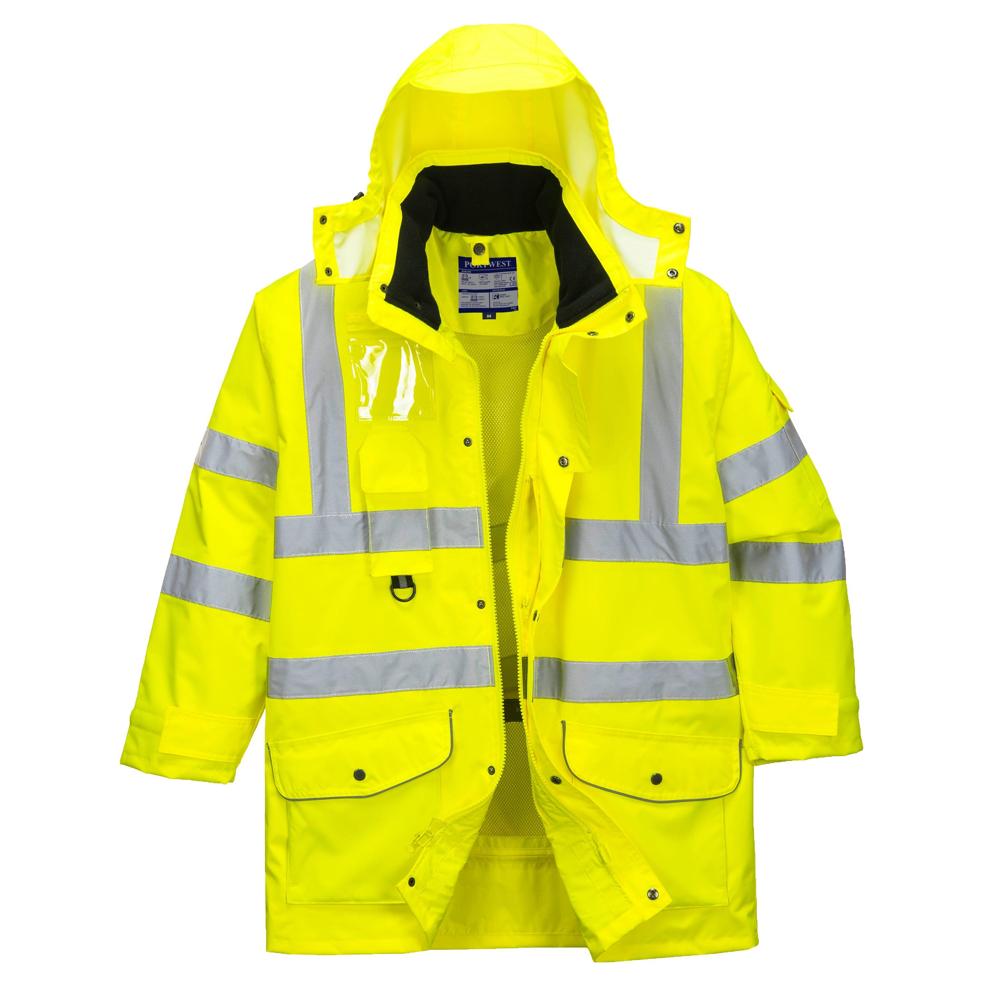 Portwest US427 - Hi-Vis 7-in-1 Traffic Jacket | All Security Equipment