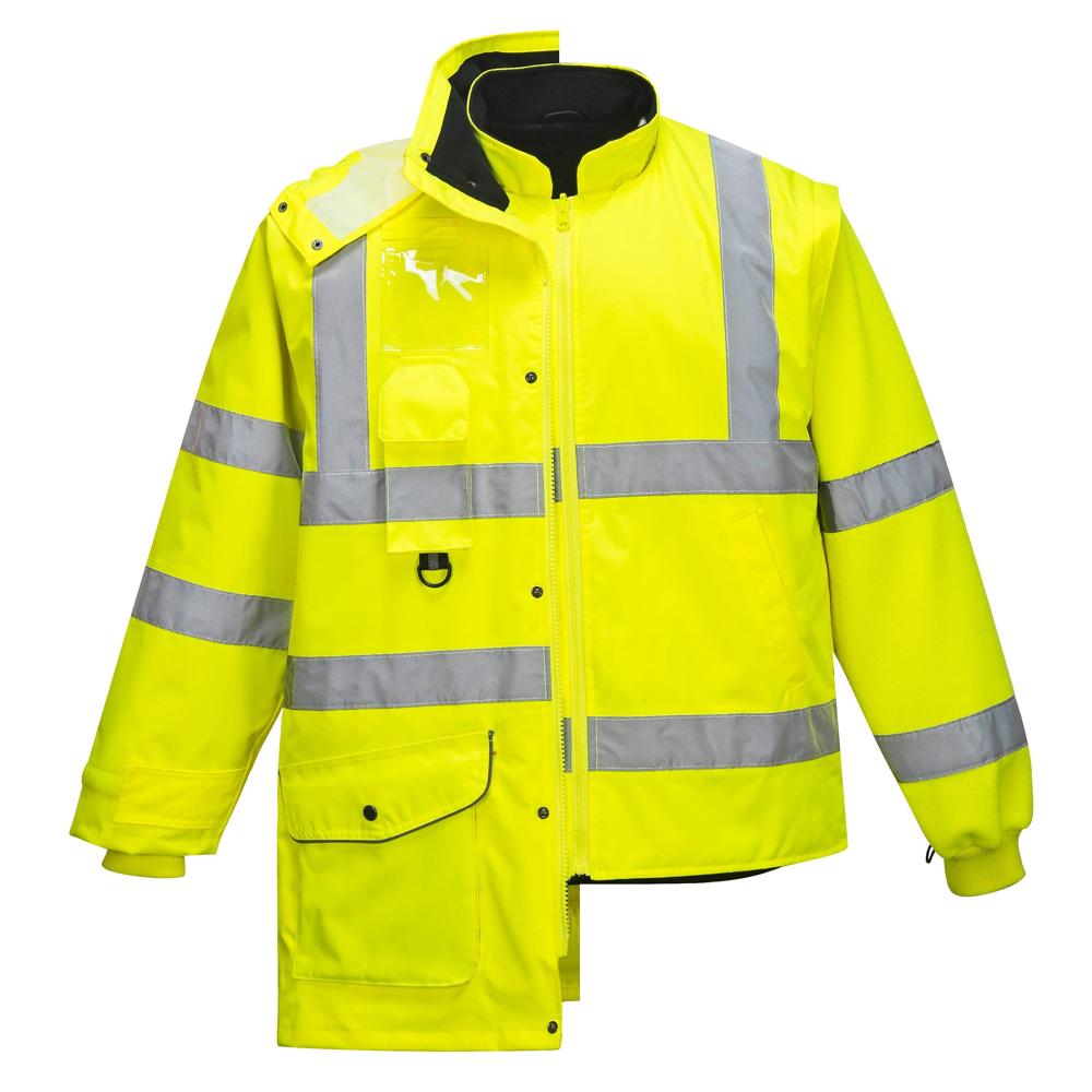 Portwest US427 - Hi-Vis 7-in-1 Traffic Jacket | All Security Equipment