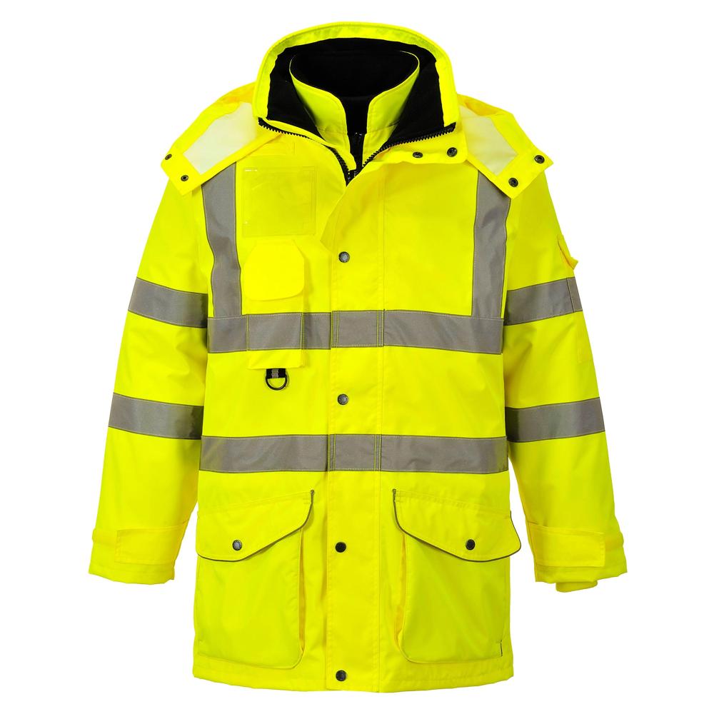 Portwest US427 - Hi-Vis 7-in-1 Traffic Jacket | All Security Equipment