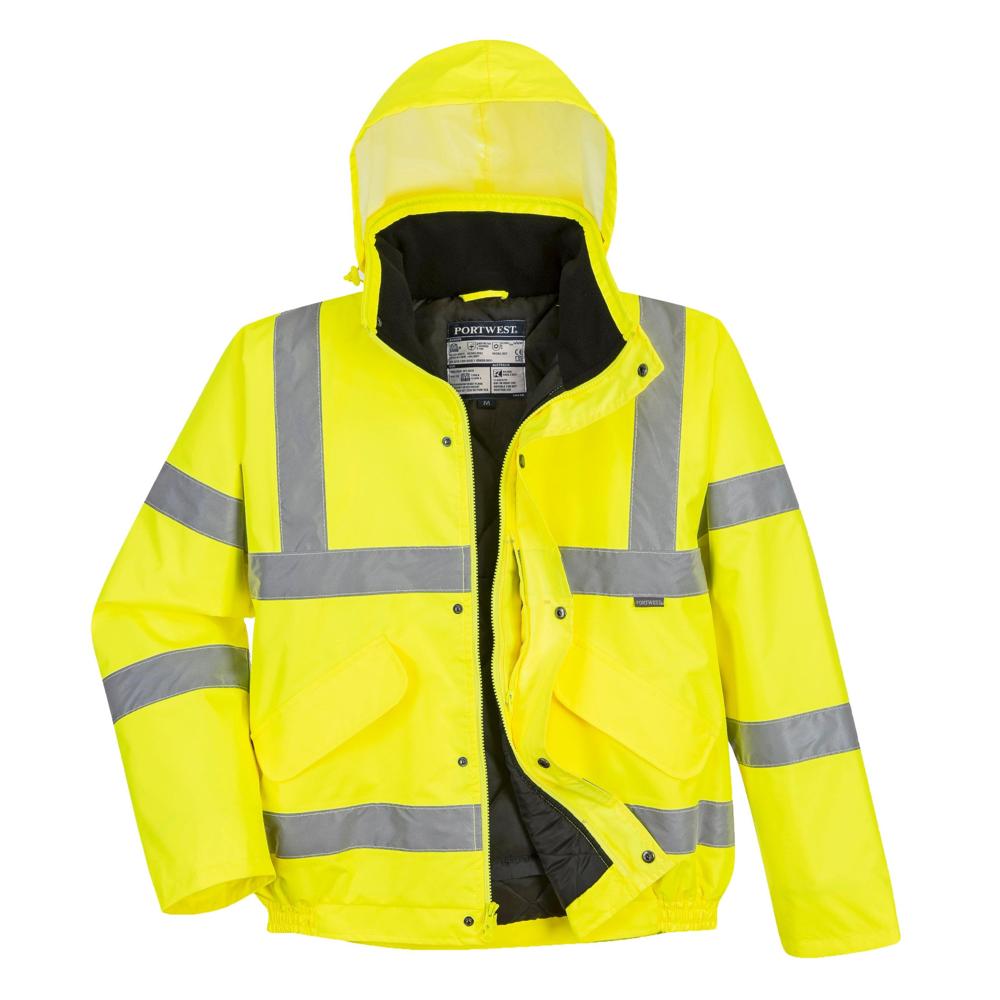 Portwest US463 - Hi-Vis Bomber Jacket | All Security Equipment