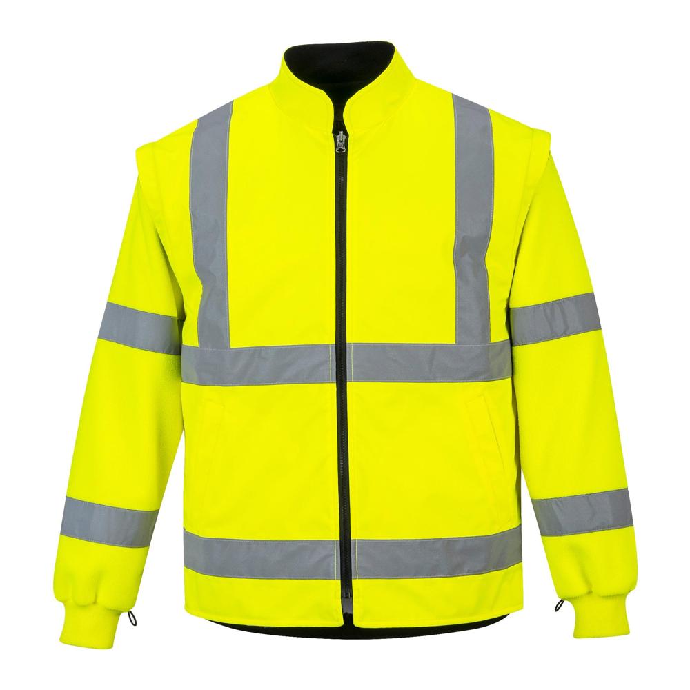 Portwest US768 - Hi-Vis Executive 5-in-1 Jacket (Yellow/Black)