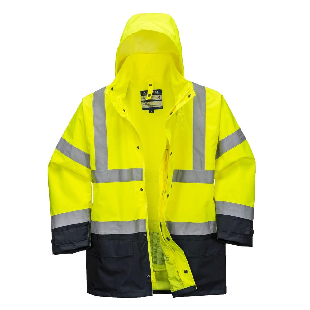Portwest US768 - Hi-Vis Executive 5-in-1 Jacket (Yellow/Black)