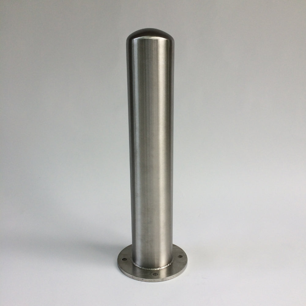 Post Guard 6.6" x 36" Stainless Steel Bolt Down Bollard | All Security Equipment