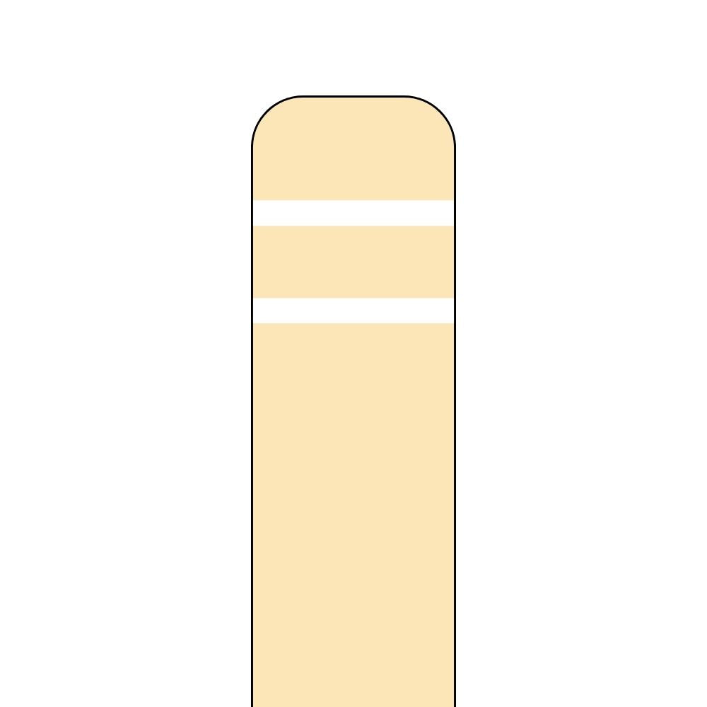 Post Guard Flat Top 4.5" Bollard Cover Beige | All Security Equipment