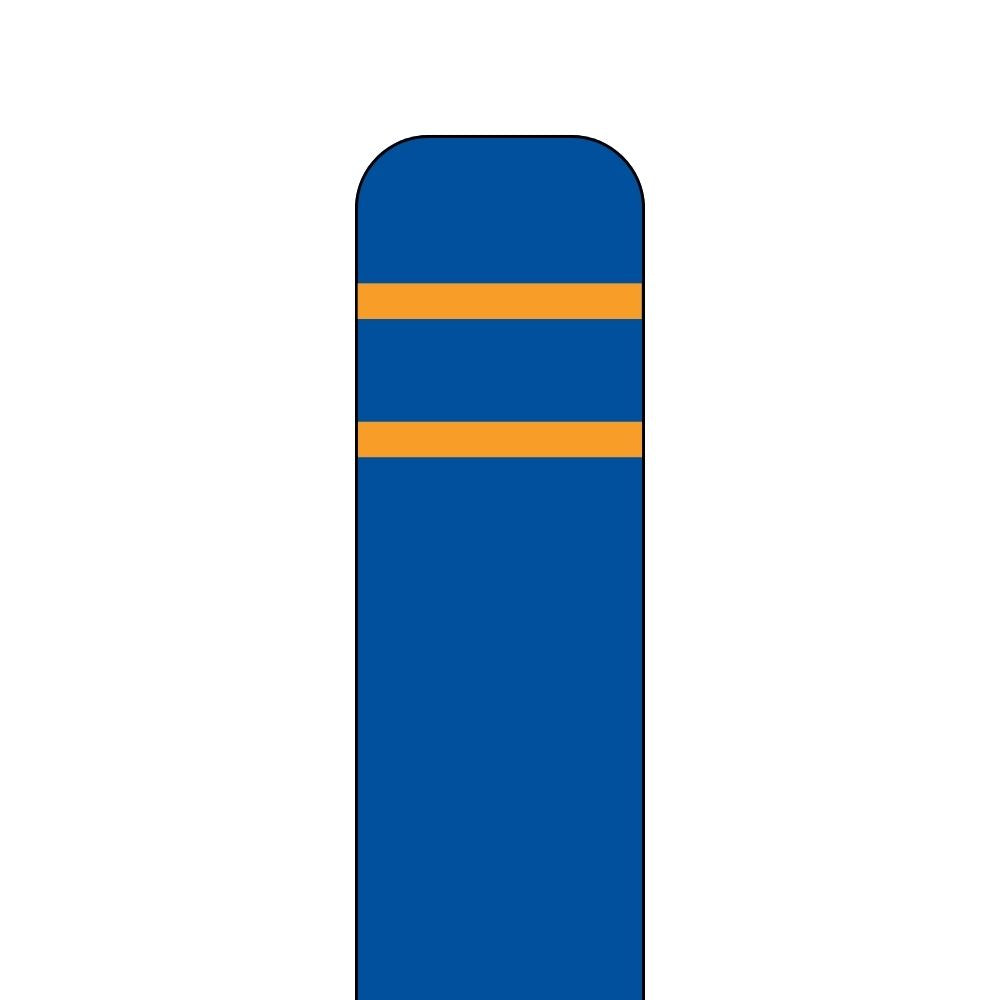 Post Guard Flat Top Bollard Cover - Royal Blue