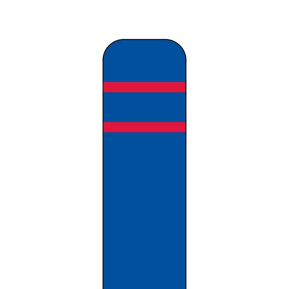 Post Guard Flat Top Bollard Cover - Royal Blue