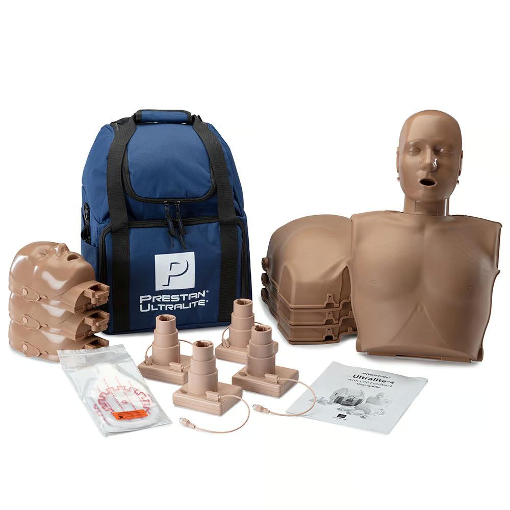 Prestan Professional Adult Ultralite CPR Feedback Manikin Dark, 4 u.