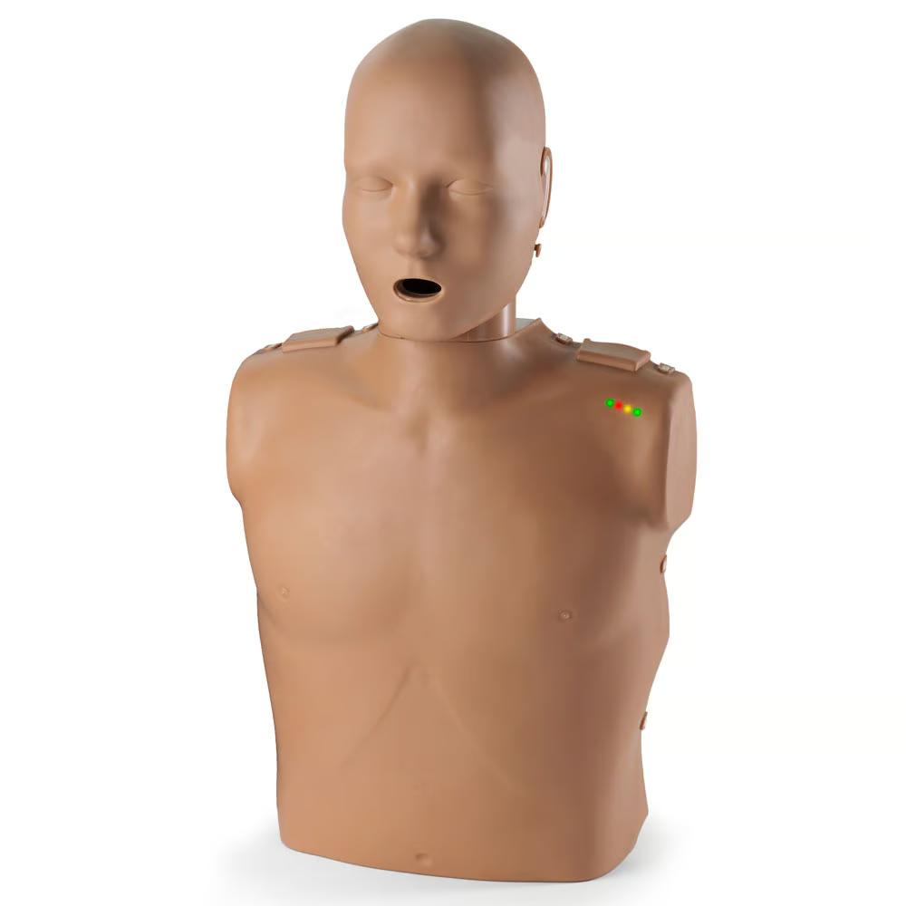 Prestan Professional CPR Manikin w/Monitor Jaw Thrust, Dark, Family