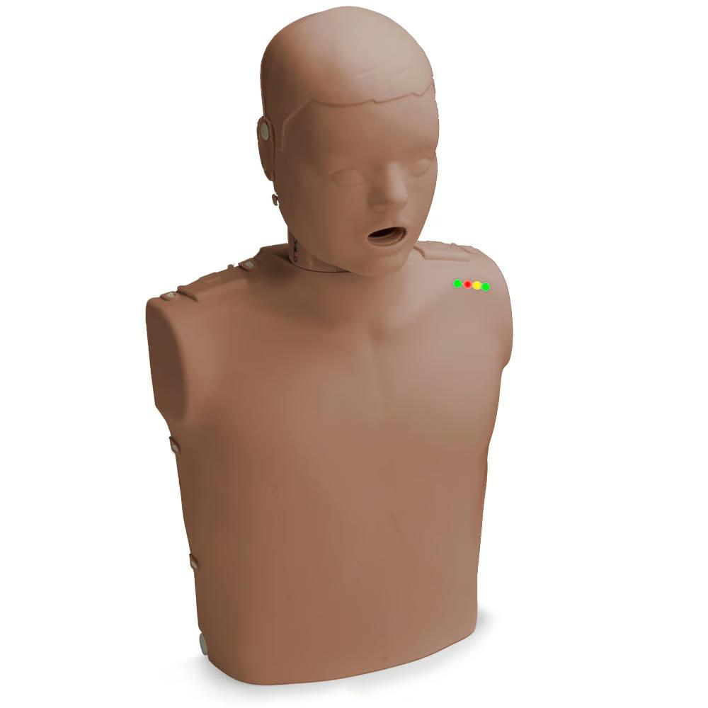 Prestan Professional CPR Manikin w/Monitor Jaw Thrust, Dark, Family