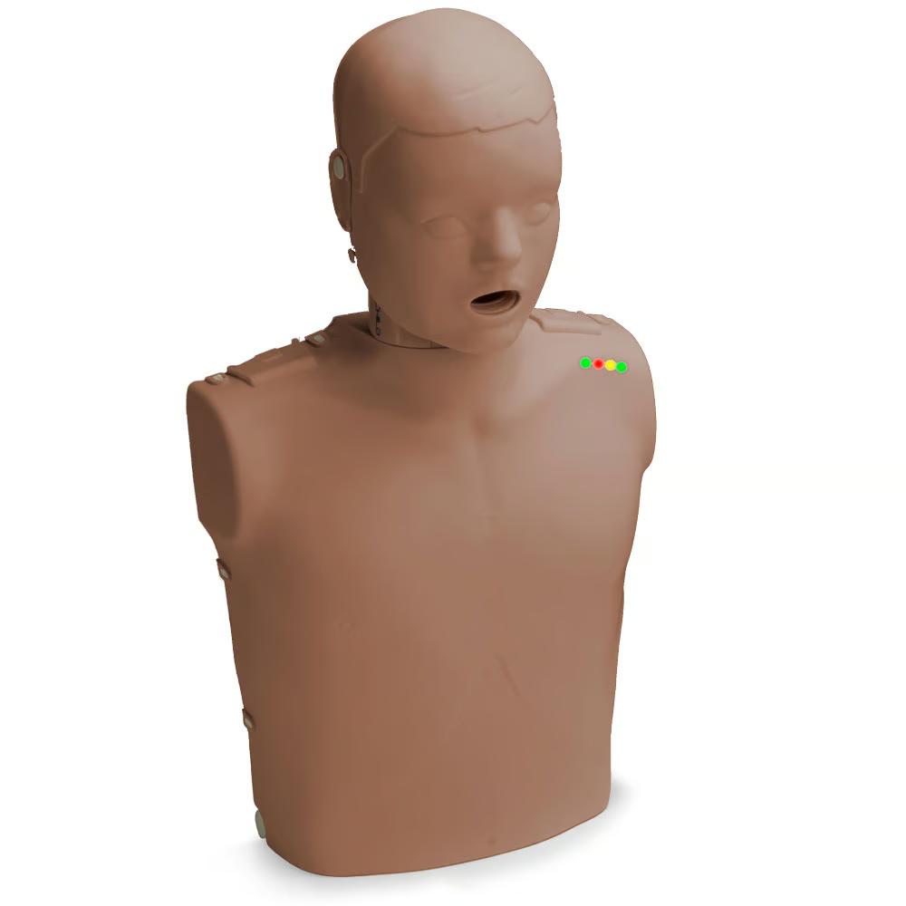 Prestan Professional Collection CPR Manikin w/Monitor Jaw Thrust, Dark