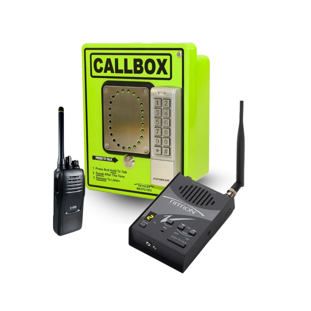 Ritron RGGS-127M-HD-KP Gateguard Callbox Package (VHF “License Free” w/ Entry Keypad) | All Security Equipment
