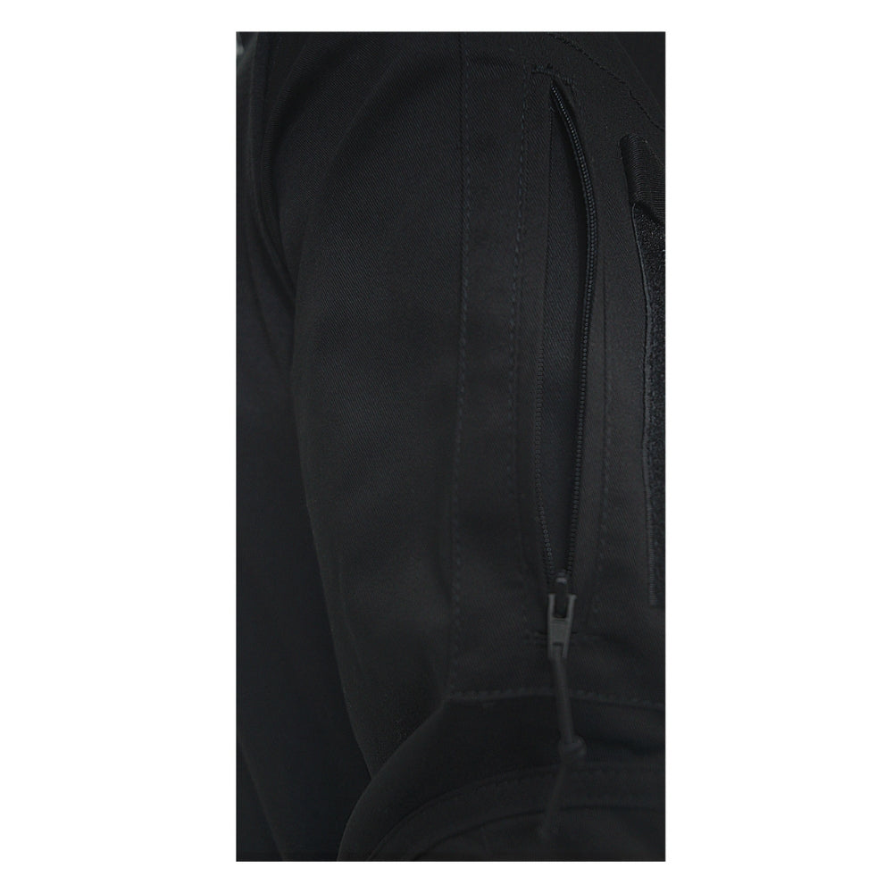 Rothco 1/4 Zip Tactical Airsoft Combat Shirt (Black) - 8