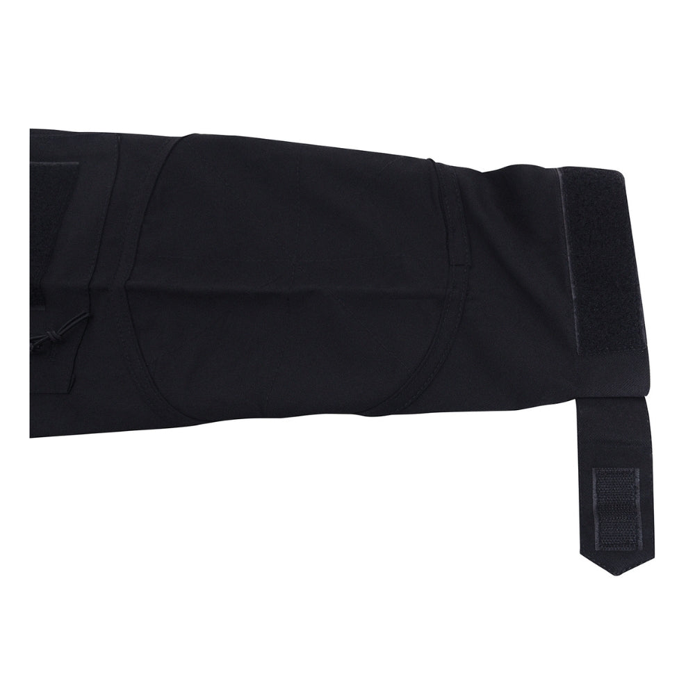 Rothco 1/4 Zip Tactical Airsoft Combat Shirt (Black) - 9
