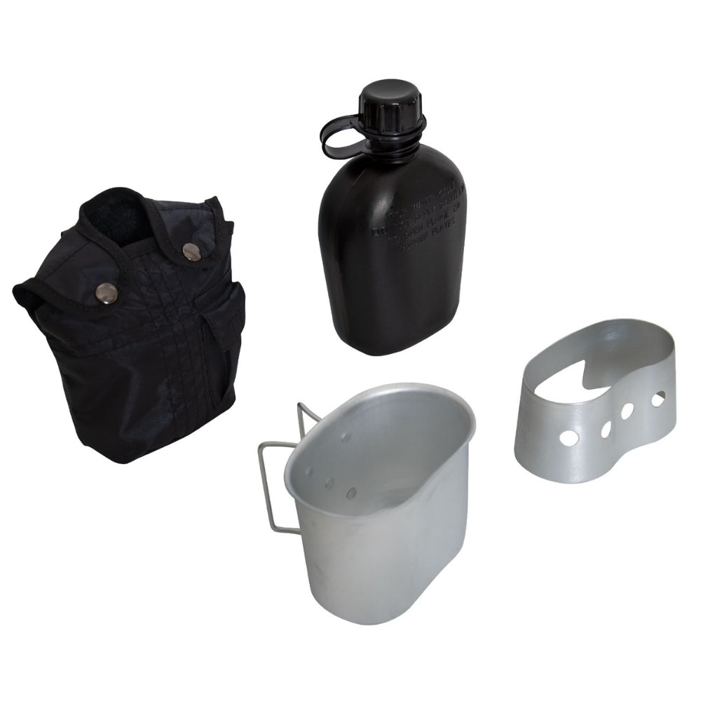 Rothco 4 Piece Canteen Kit With Cover, Aluminum Cup & Stove / Stand - 2