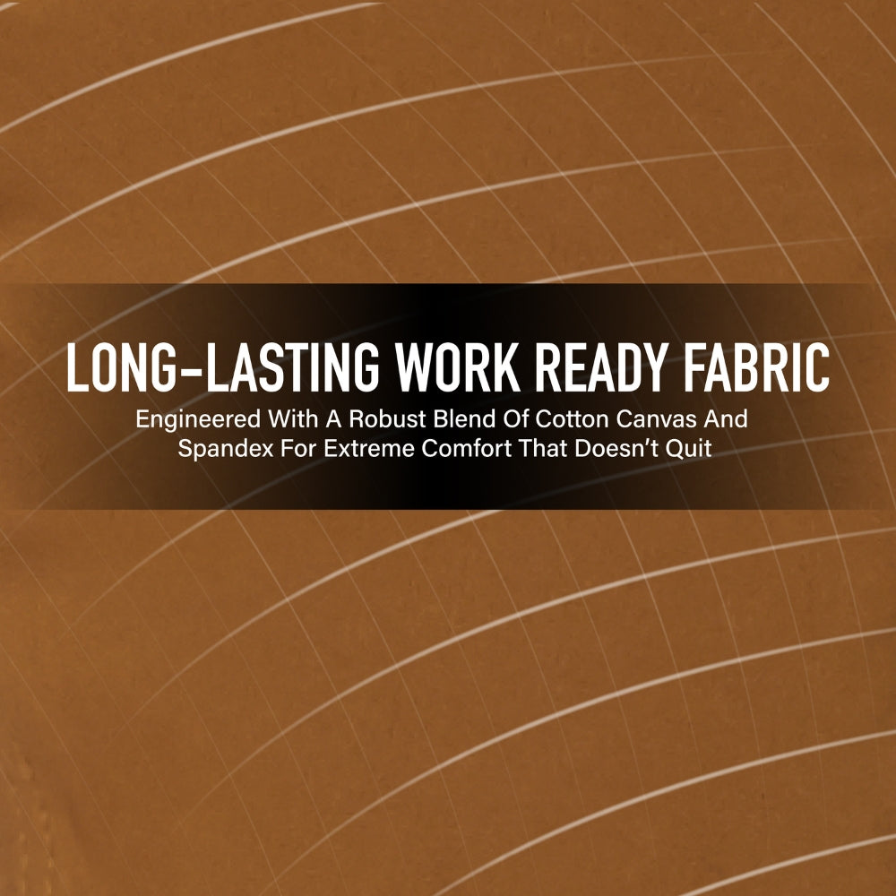 Rothco Active Flex Fleece Lined Canvas Work Pants (Work Brown) - 10