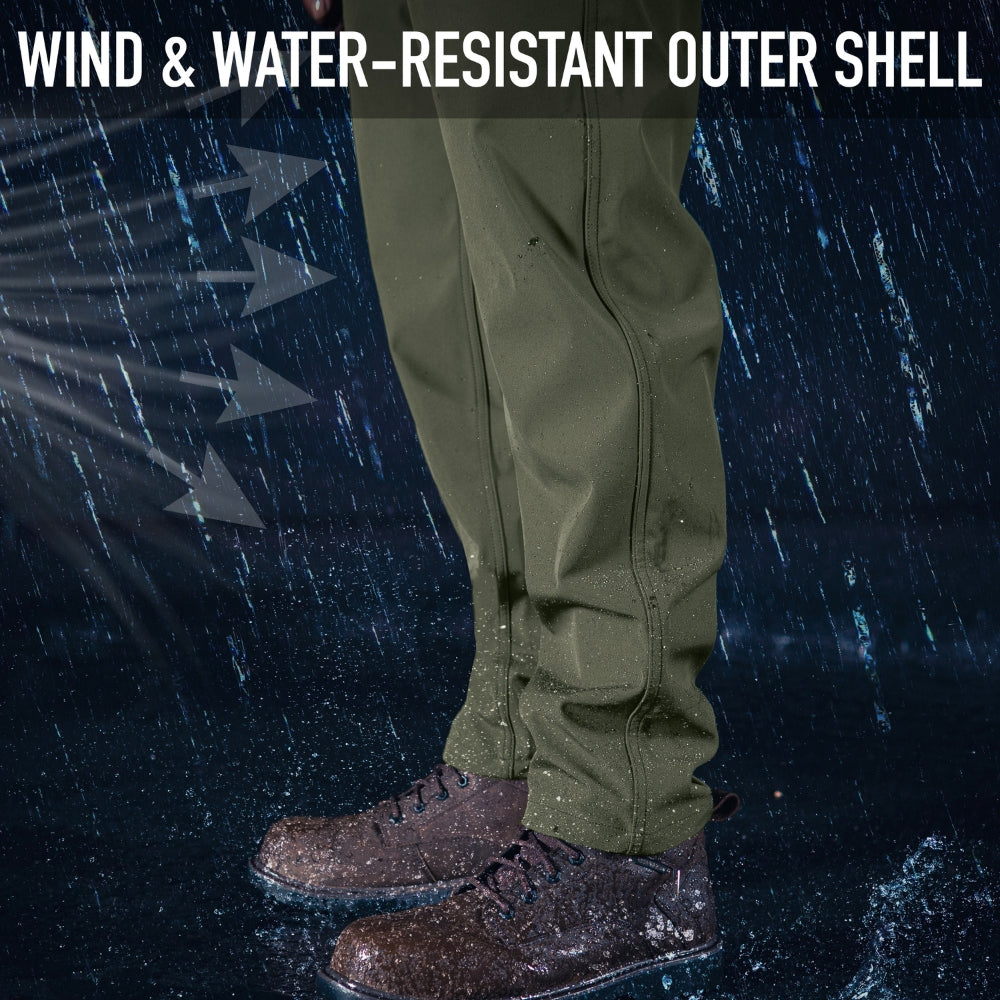 Rothco Active Flex Soft Shell Pant (Black) | All Security Equipment - 8