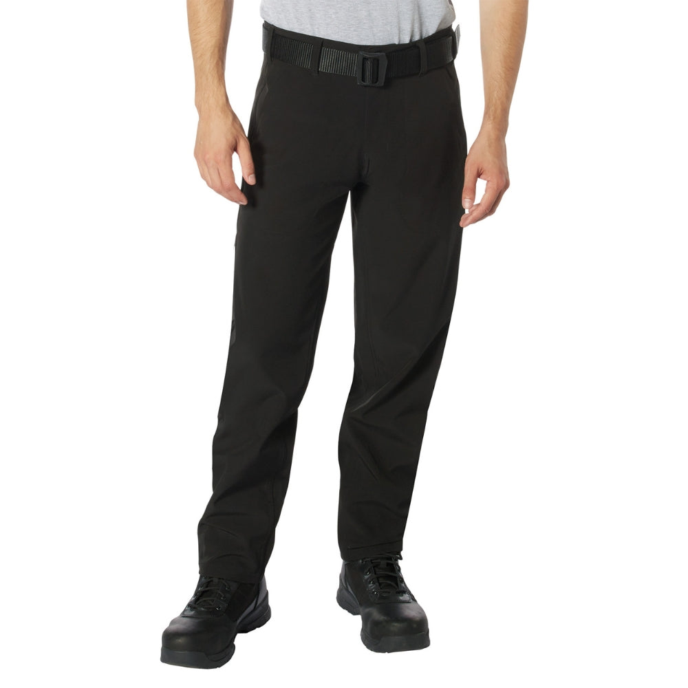 Rothco Active Flex Soft Shell Pant (Black) | All Security Equipment - 1