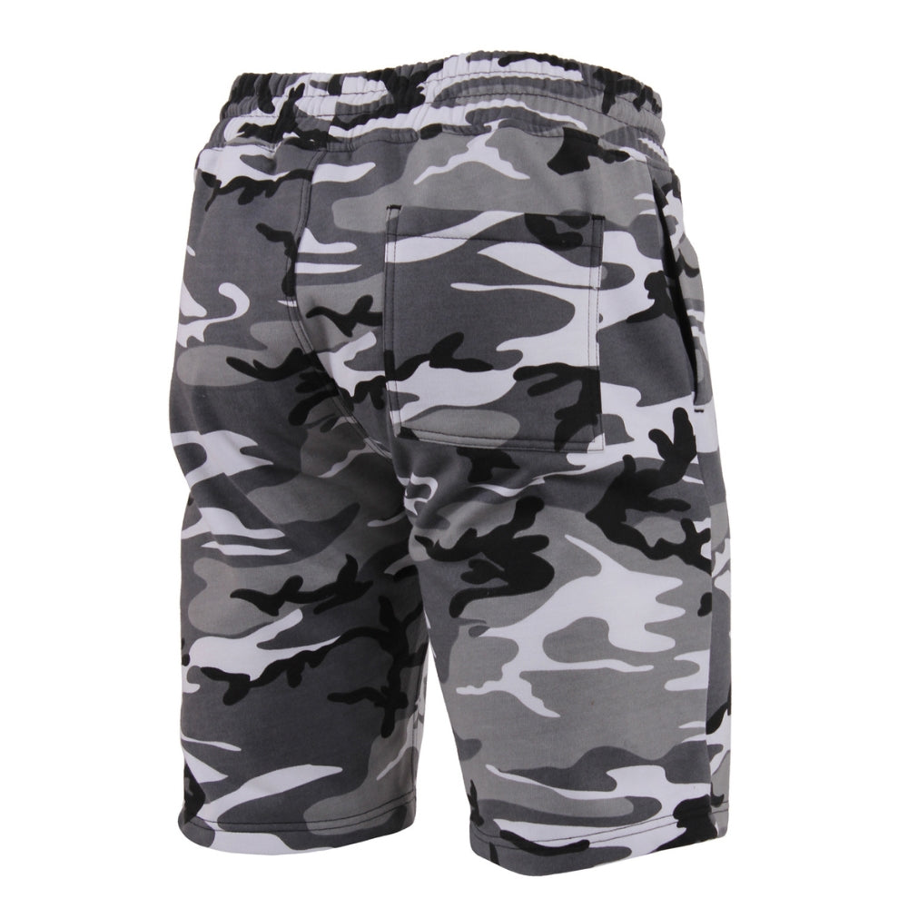 Rothco Camo And Solid Color Sweatshorts (City Camo) - 2