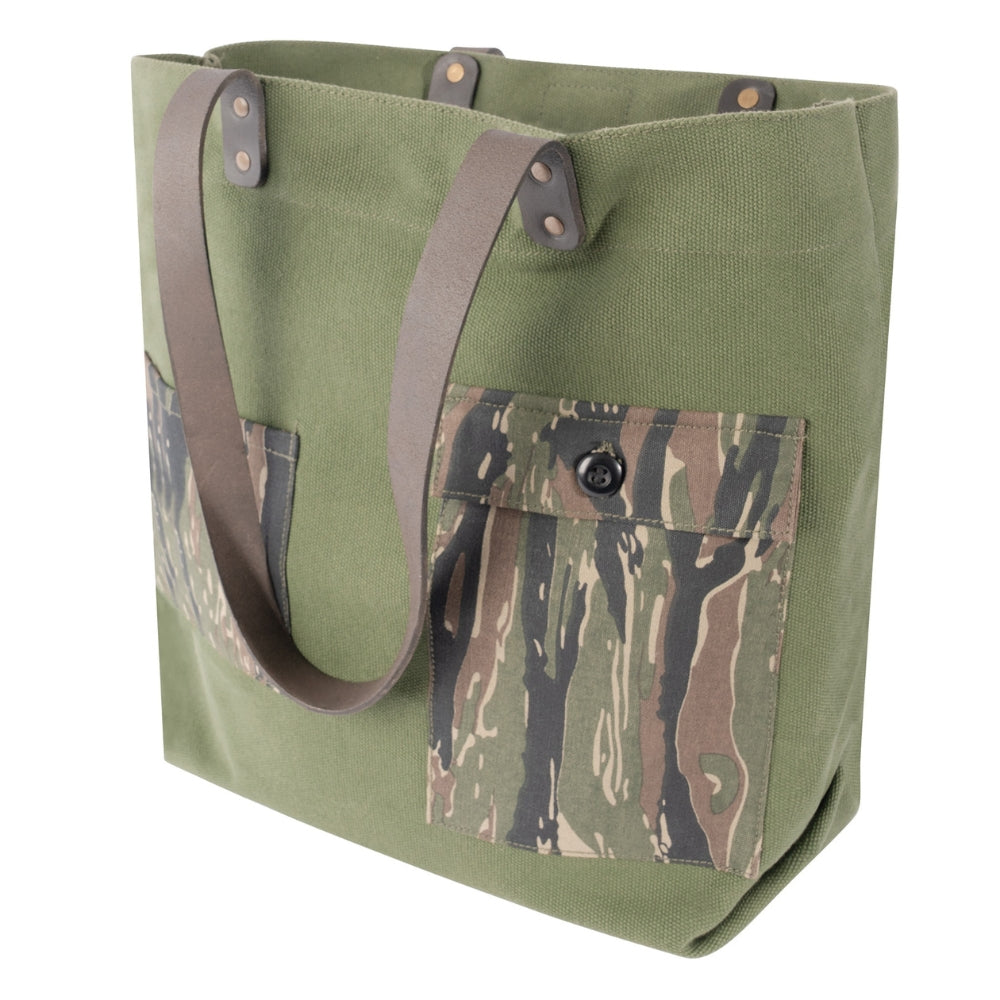 Rothco Camo Canvas Tote Bag | All Security Equipment - 1