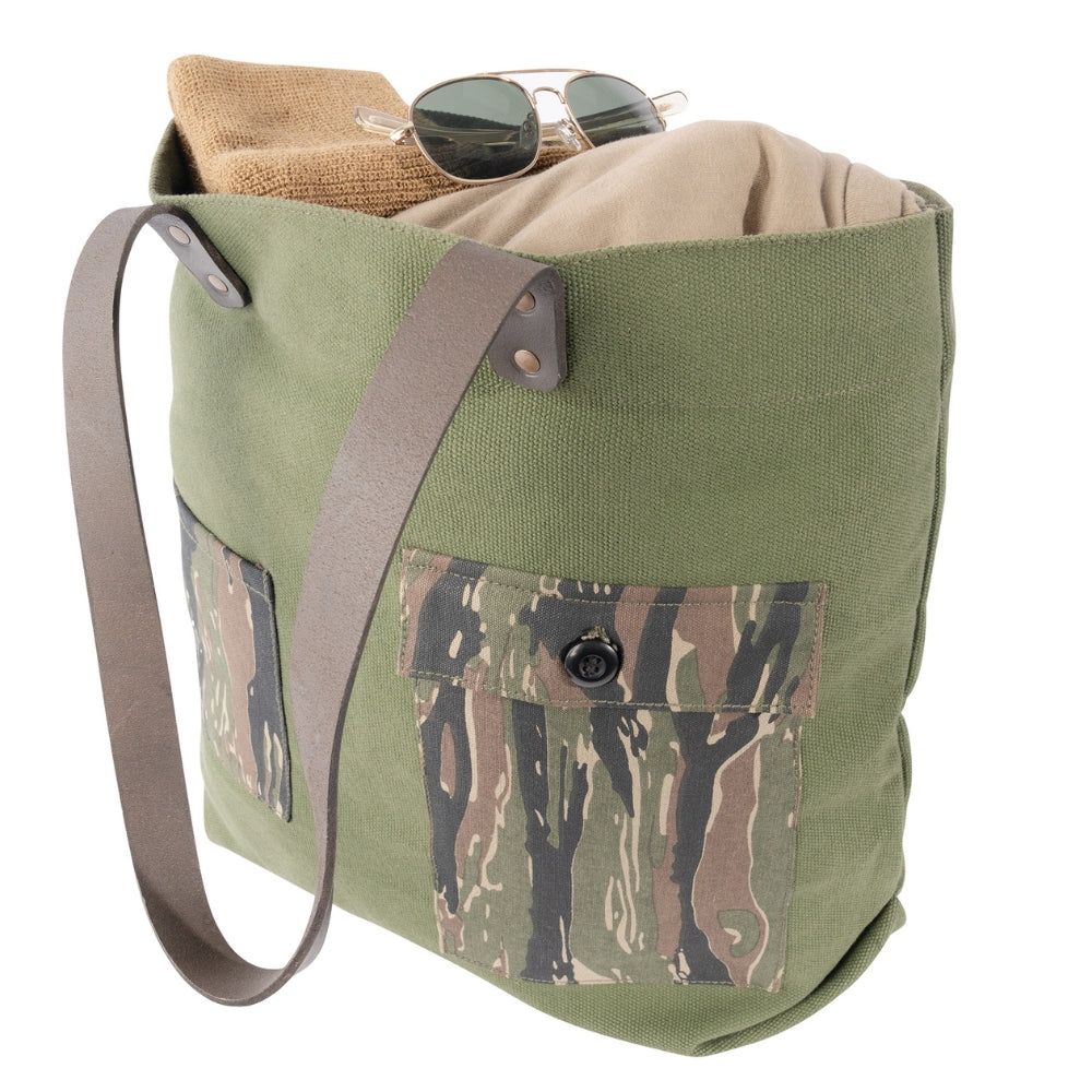 Rothco Camo Canvas Tote Bag | All Security Equipment - 6