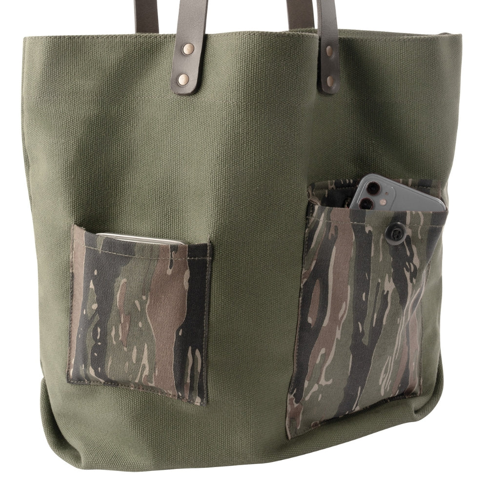 Rothco Camo Canvas Tote Bag | All Security Equipment - 8