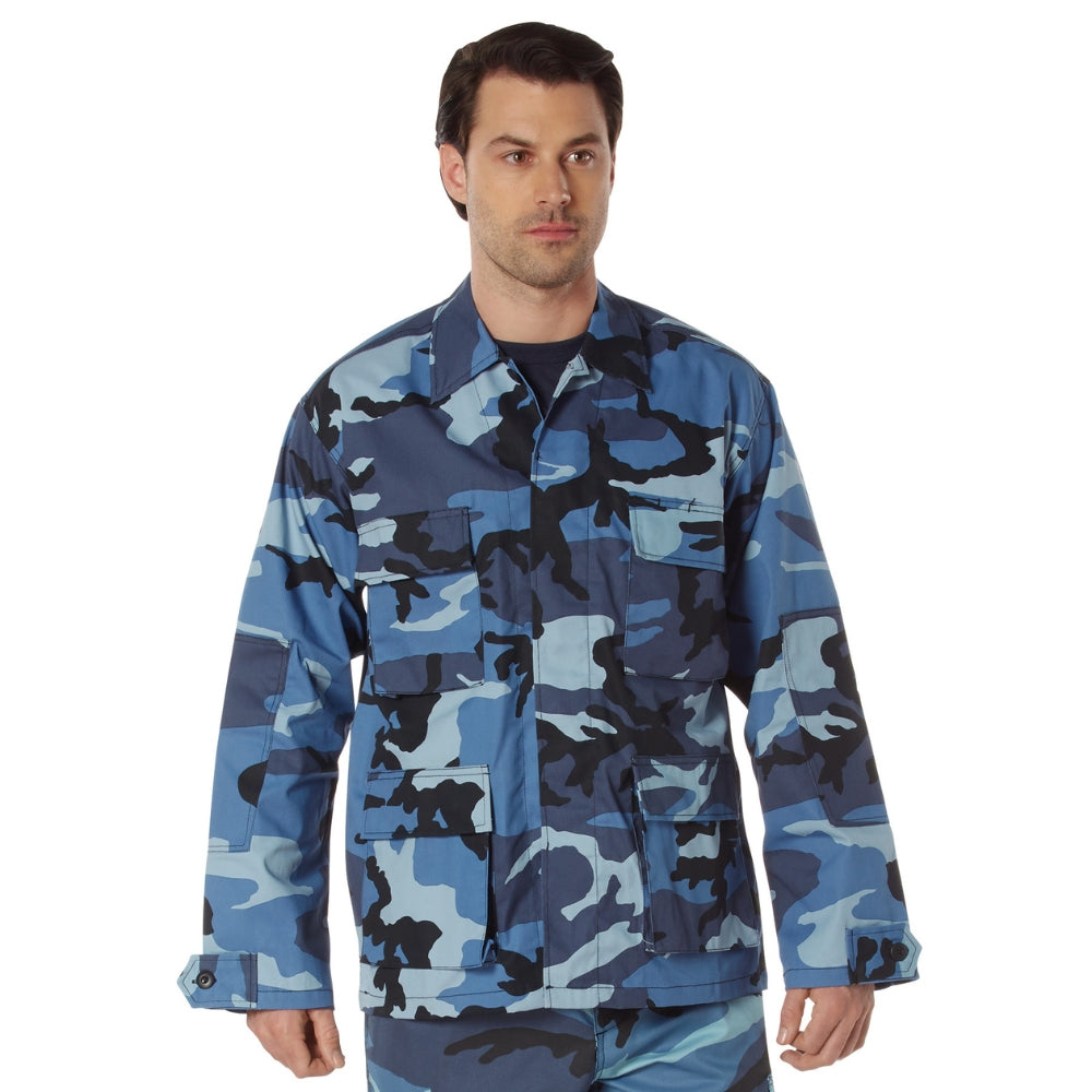 Rothco Color Camo BDU Shirt (Sky Blue Camo) | All Security Equipment - 2