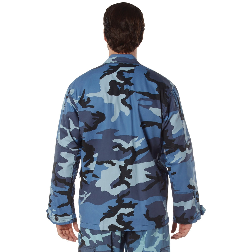 Rothco Color Camo BDU Shirt (Sky Blue Camo) | All Security Equipment - 3