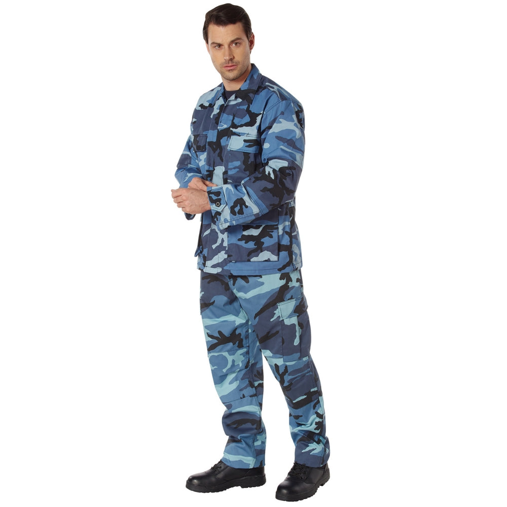 Rothco Color Camo BDU Shirt (Sky Blue Camo) | All Security Equipment - 4