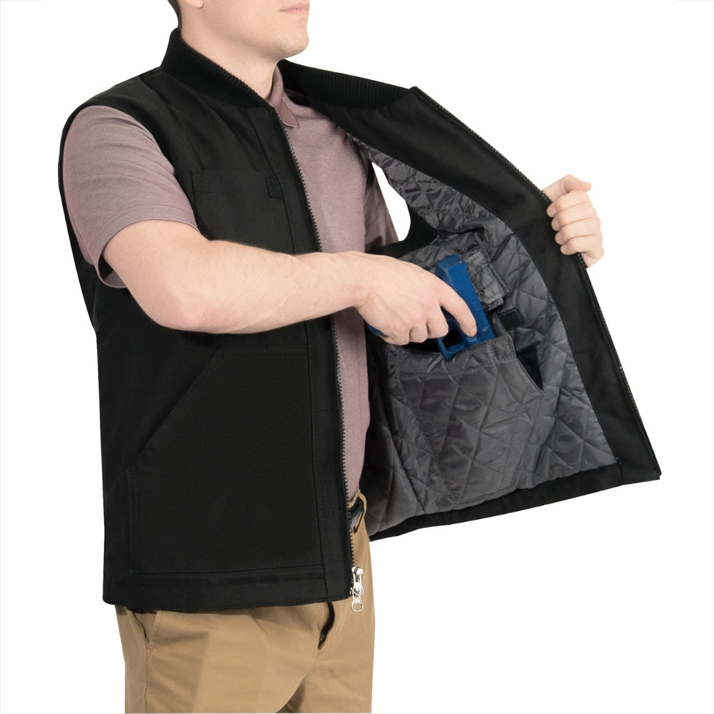 Rothco Concealed Carry Backwoods Canvas Vest | All Security Equipment - 4