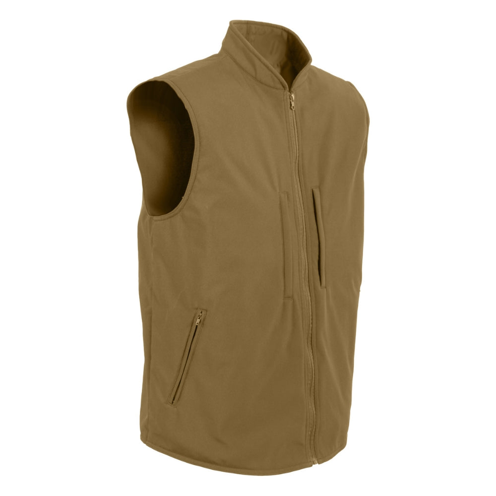 Rothco Concealed Carry Soft Shell Vest (Coyote Brown) - 2
