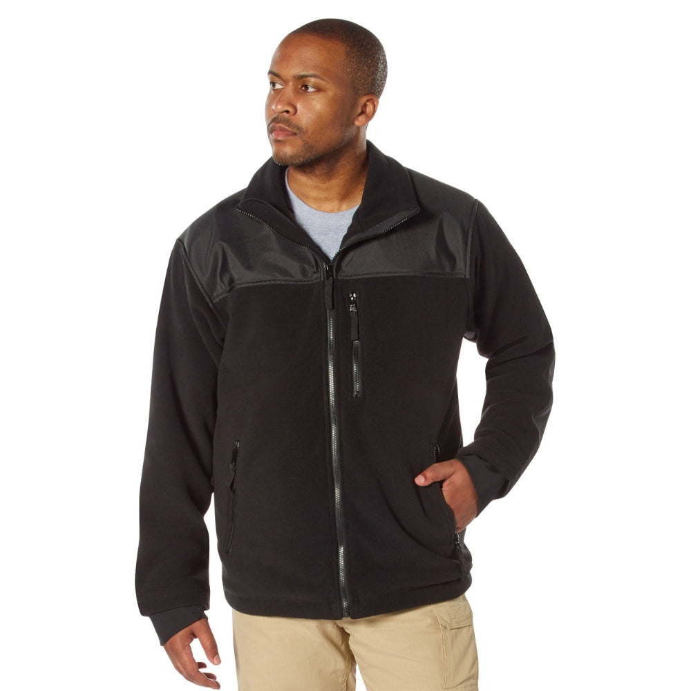 Rothco Concealed Carry Spec Ops Fleece Jacket (Black) - 2