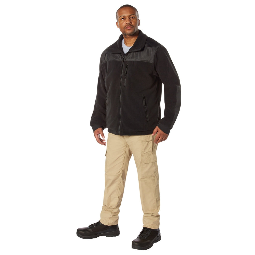 Rothco Concealed Carry Spec Ops Fleece Jacket (Black) - 4