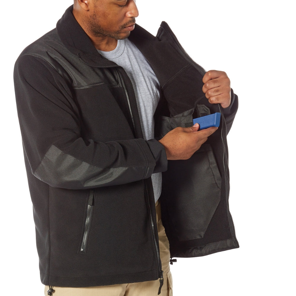 Rothco Concealed Carry Spec Ops Fleece Jacket (Black) - 5