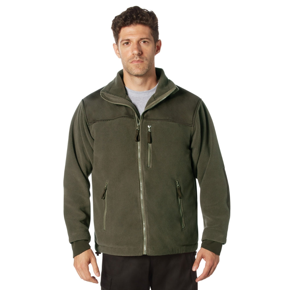 Rothco Concealed Carry Spec Ops Fleece Jacket (Olive Drab) - 1
