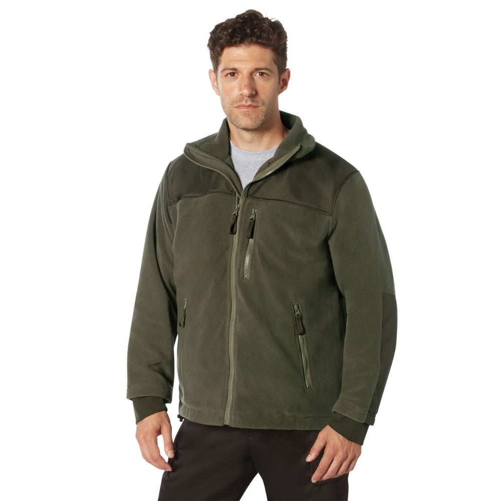 Rothco Concealed Carry Spec Ops Fleece Jacket (Olive Drab) - 2