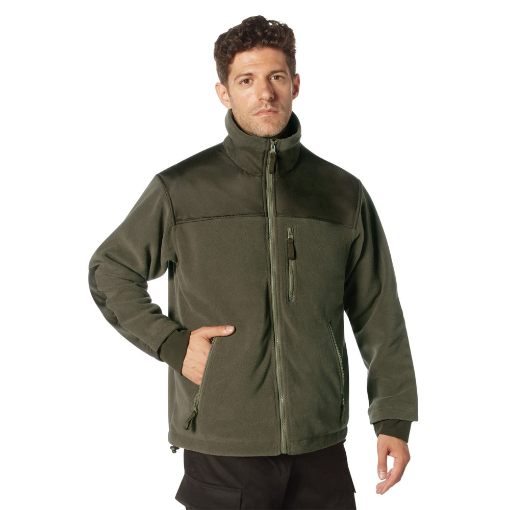 Rothco Concealed Carry Spec Ops Fleece Jacket (Olive Drab) - 3
