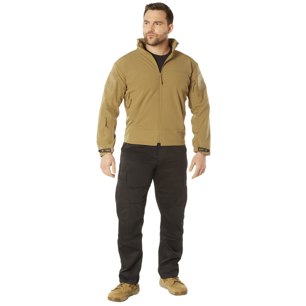 Rothco Covert Ops Lightweight Soft Shell Jacket (Coyote Brown) - 5