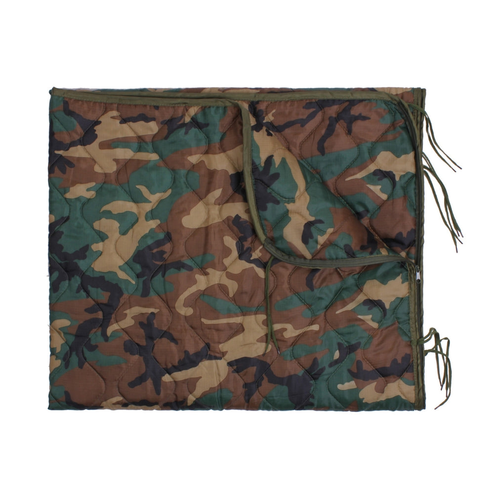 Rothco Enhanced G.I. Type Rip-Stop Poncho Liner With Zipper - 1