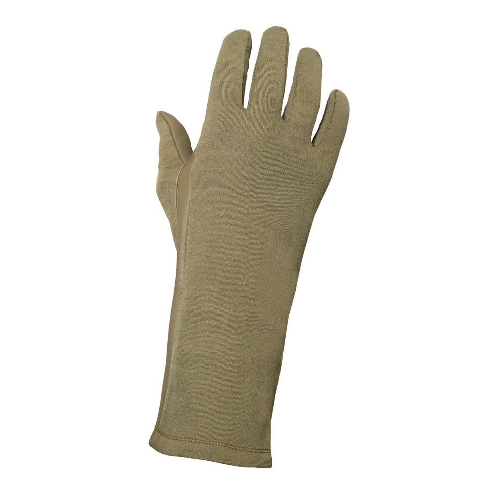 Rothco G.I. Type Flame & Heat Resistant Flight Gloves (AR 670-1 Coyote Brown) - 3
