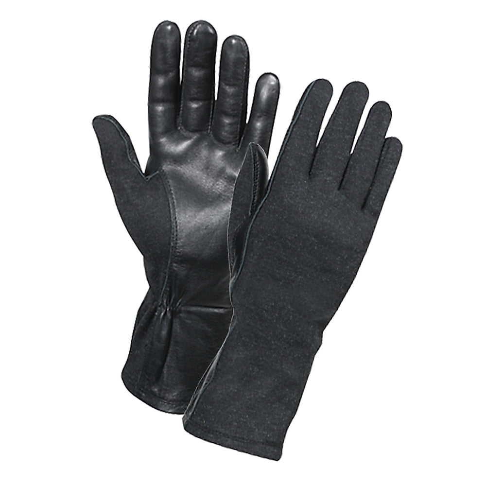 Rothco G.I. Type Flame & Heat Resistant Flight Gloves (Black)