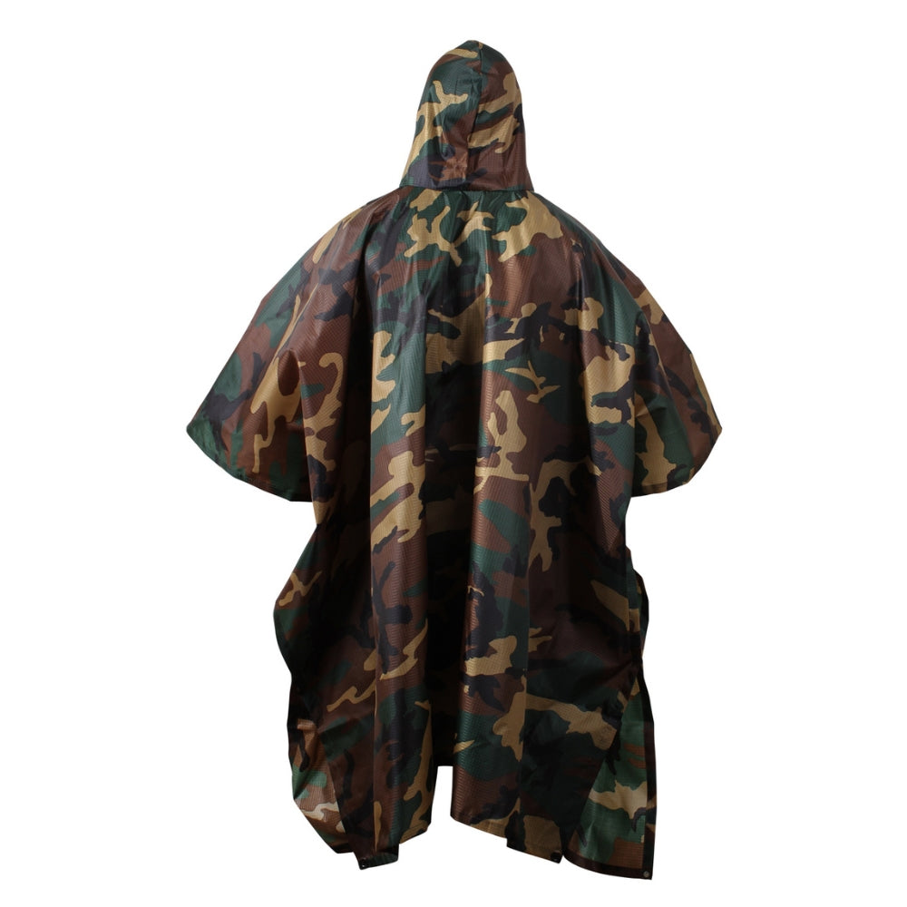 Rothco GI Type Military Rip-Stop Poncho | All Security Equipment - 14