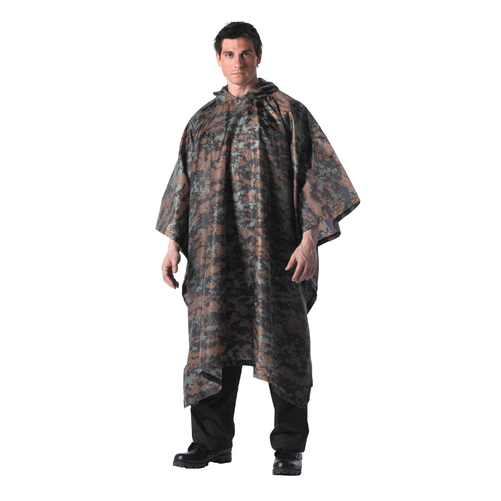 Rothco GI Type Military Rip-Stop Poncho | All Security Equipment - 4