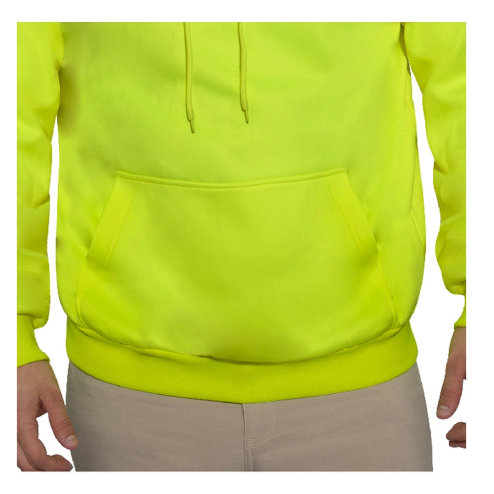 Rothco High-Vis Performance Hooded Sweatshirt - Safety Green - 7