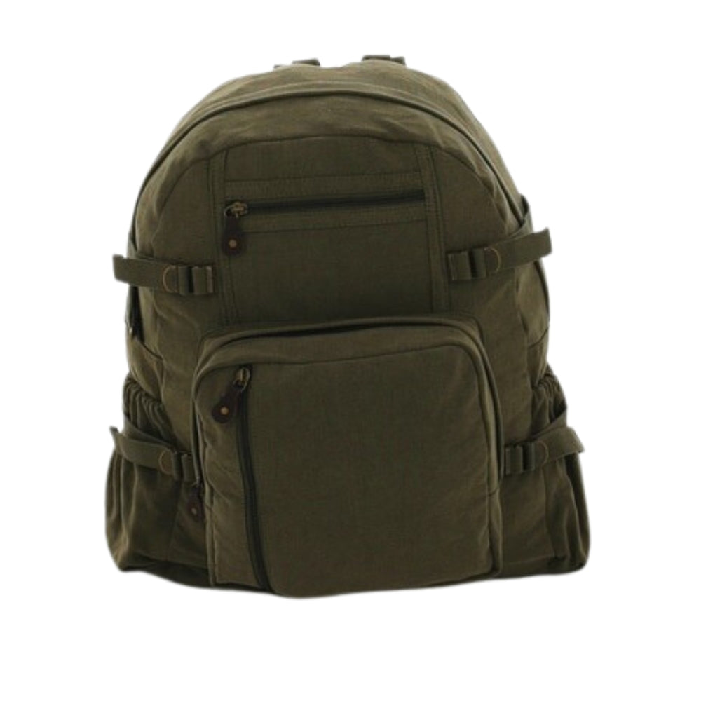 Rothco Jumbo Vintage Canvas Backpack | All Security Equipment - 2