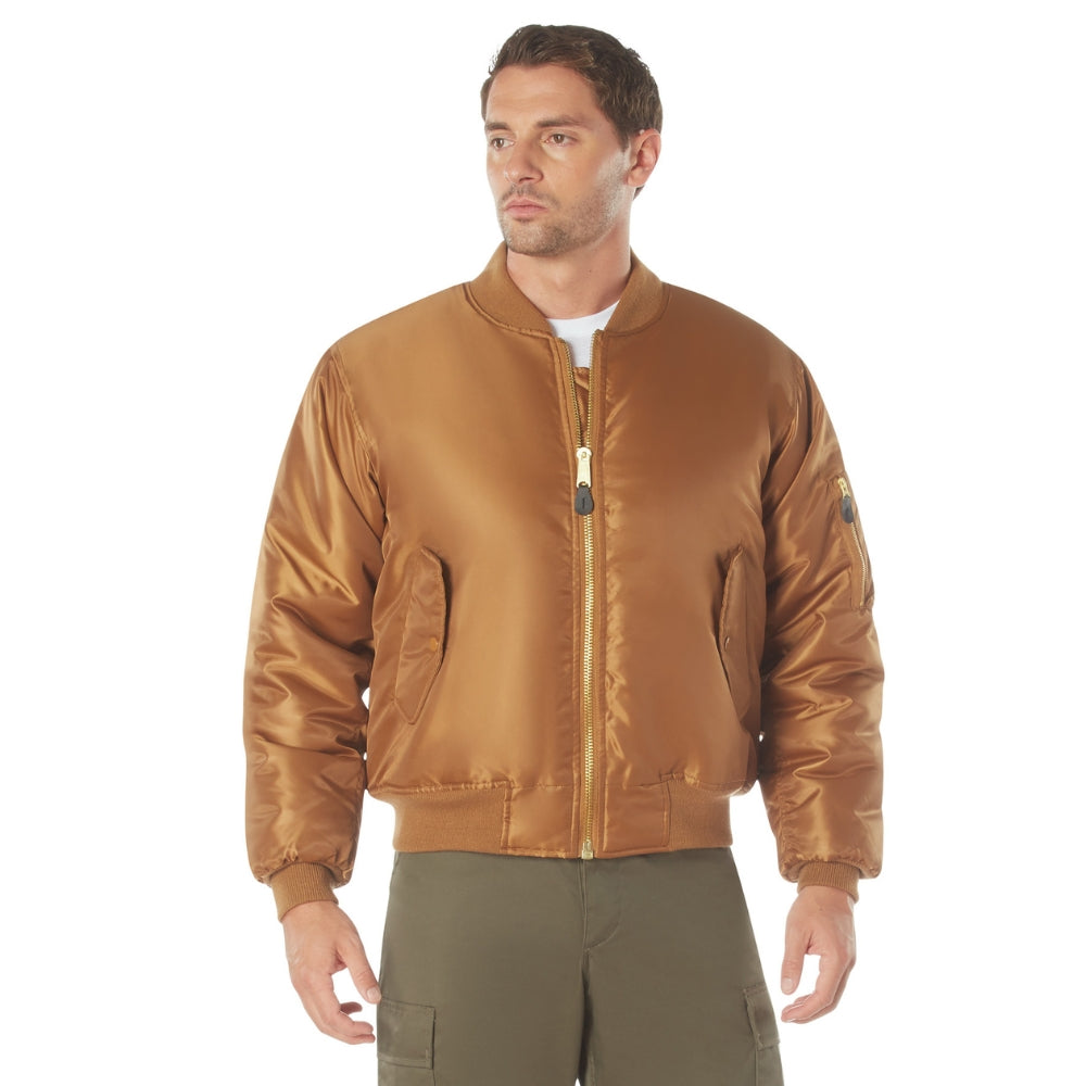 Rothco MA-1 Flight Jacket (Work Brown) | All Security Equipment