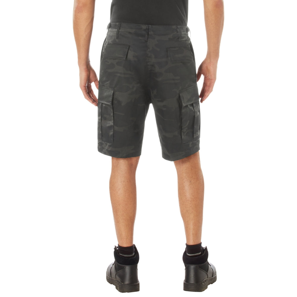 Rothco Midnight Camo BDU Shorts (Midnight Black Camo) - 3