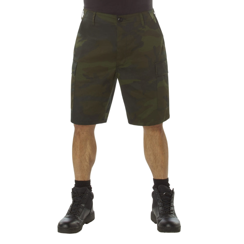Rothco Midnight Camo BDU Shorts (Midnight Woodland Camo) - 1